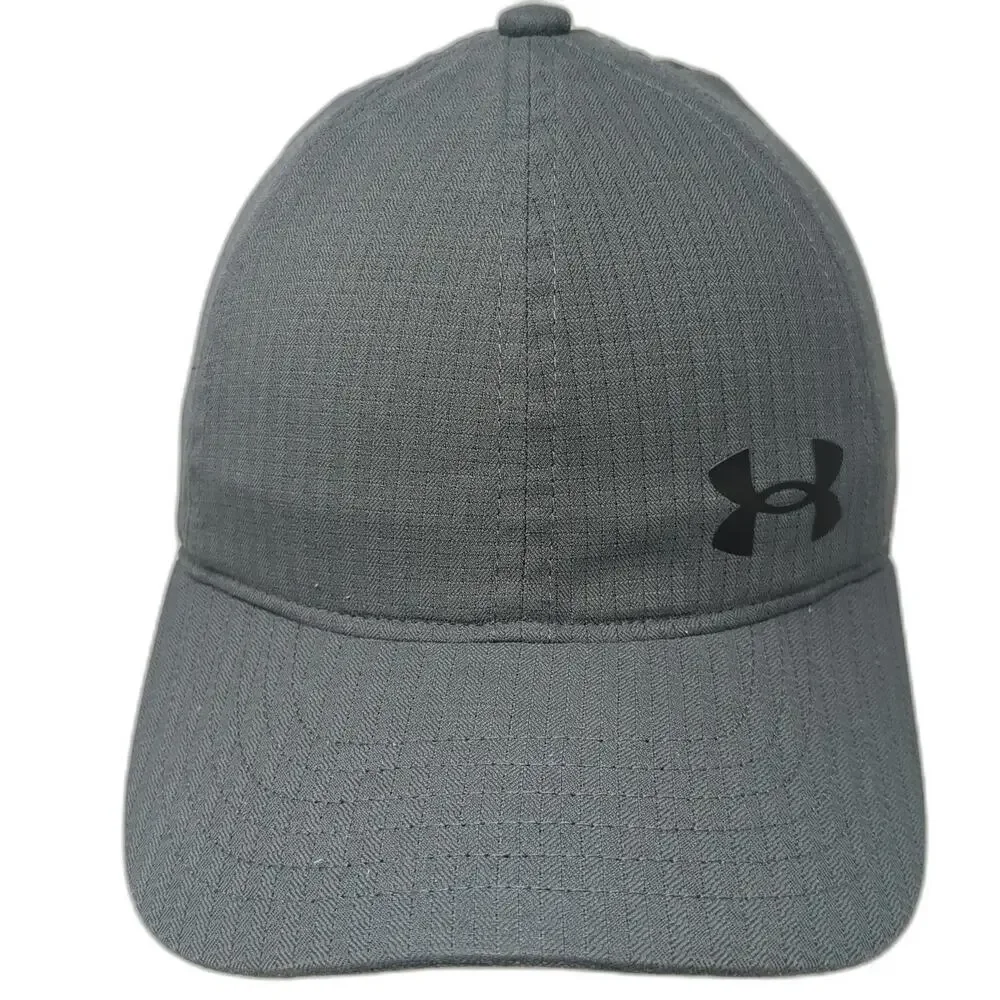 Under Armour Baseball Cap Gray One Size ArmourVent Strapback Textured Active Hat